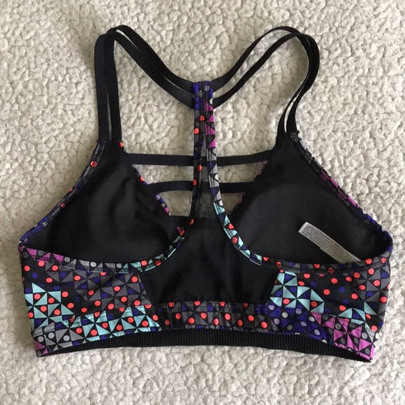 Victoria's Secret strappy plunge sports bra XS - Picture 6 of 15